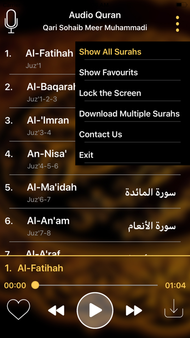 Audio Quran screenshot 3