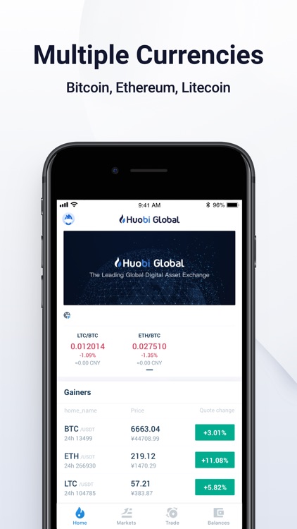 Huobi - Buy & Sell Bitcoin