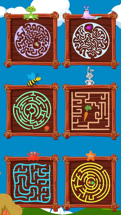 Animal Mazes - Find the Exit