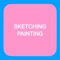Sketching Painting es una app para pintar una pintura elaborada por los niños