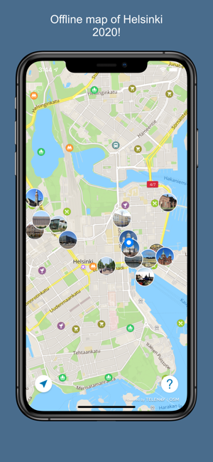 Helsinki 2020 — offline map(圖1)-速報App