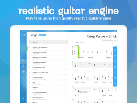 Songsterr Tabs & Chords - náhled