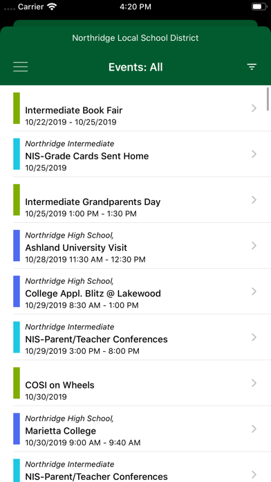 Northridge Local School Dist. screenshot 3