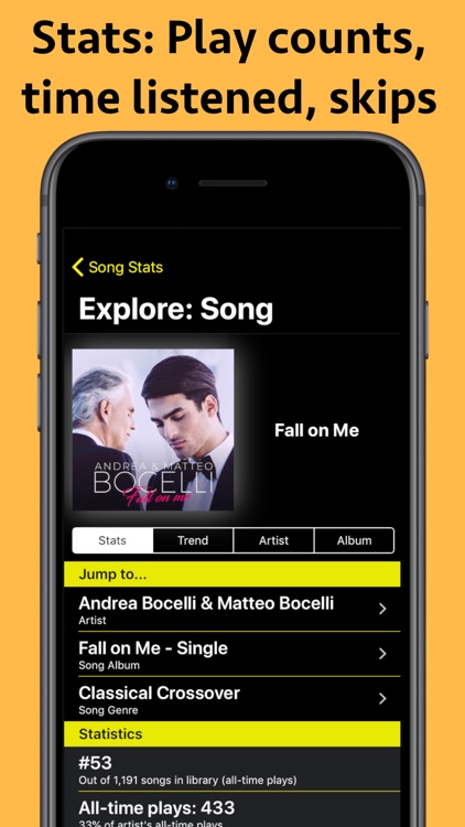 Song Stats for Apple Music