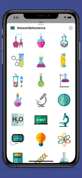 Game screenshot Amazing Science Stickers hack