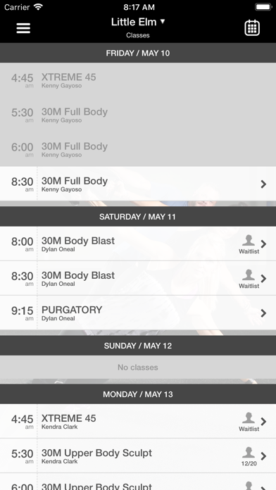 Outlaw FitCamp screenshot 3