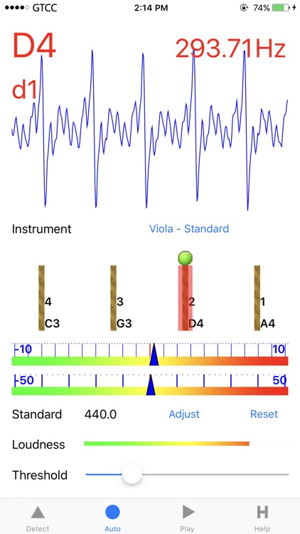 Accurate Viola Tuner