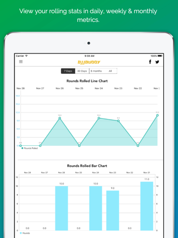 BJJBuddy - BJJ Tracker Journal - náhled