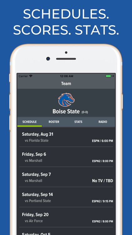 Boise State Football Schedules