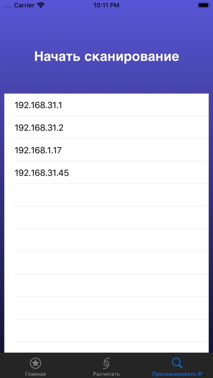 IP Scanner - анализатор сети