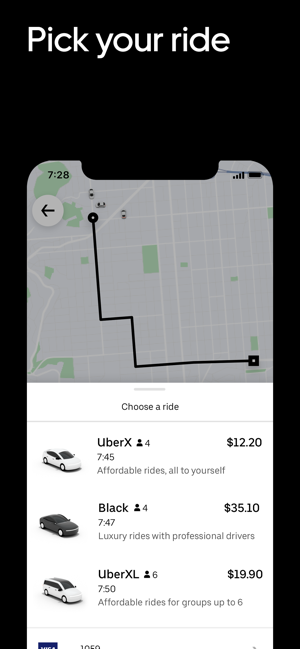 ‎Uber - Request a ride Screenshot