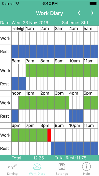 How to cancel & delete Work Diary Mate from iphone & ipad 3