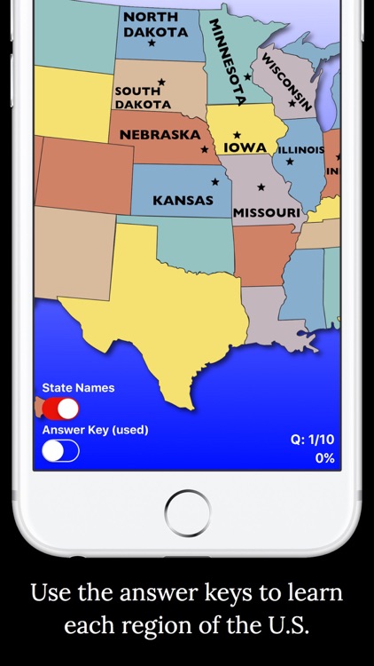United States Map Quiz screenshot-0
