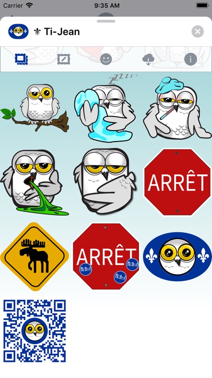 Ti-Jean Le Harfang • Stickers screenshot-8