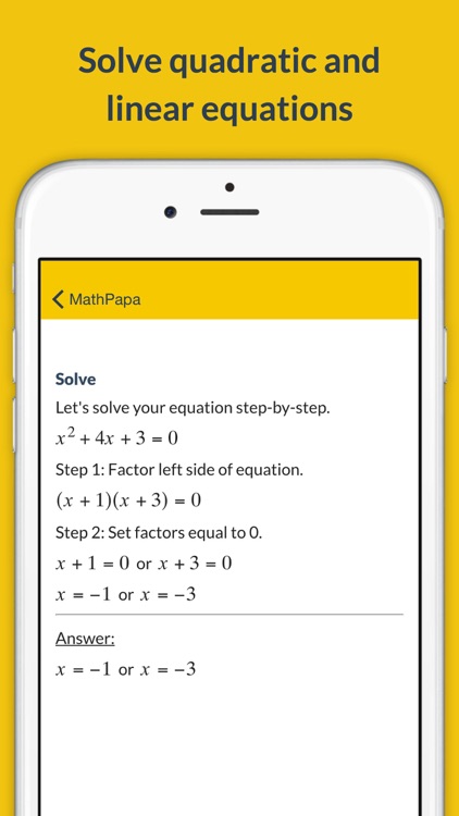 MathPapa - Algebra Calculator screenshot-3