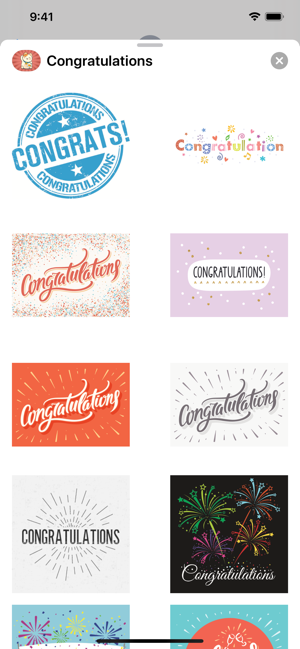 Congratulations Stickers(圖2)-速報App