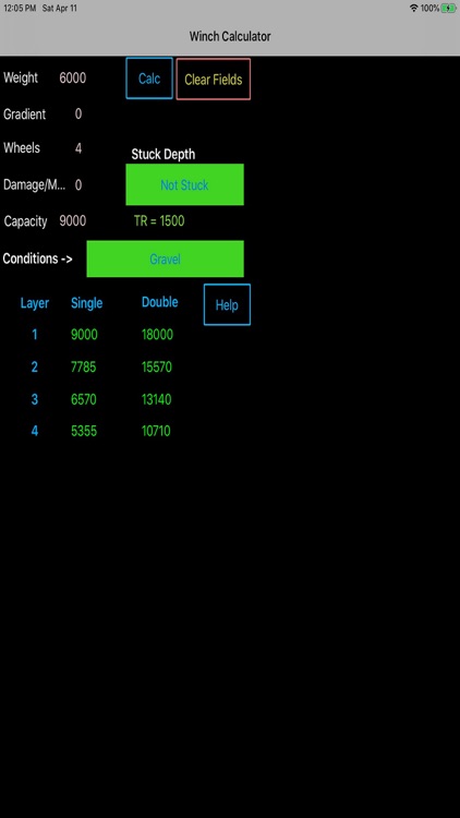 Winch Calc