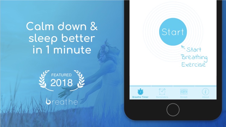 Breathe - 1 Minute Meditation screenshot-0