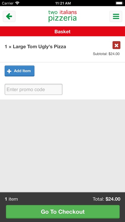 Two Italians Pizzeria screenshot-3