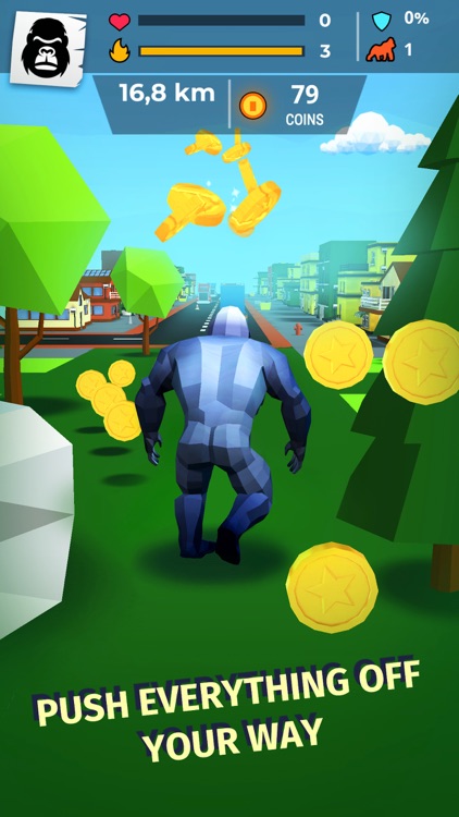 Kong Rage 3D: Dashy Crashy