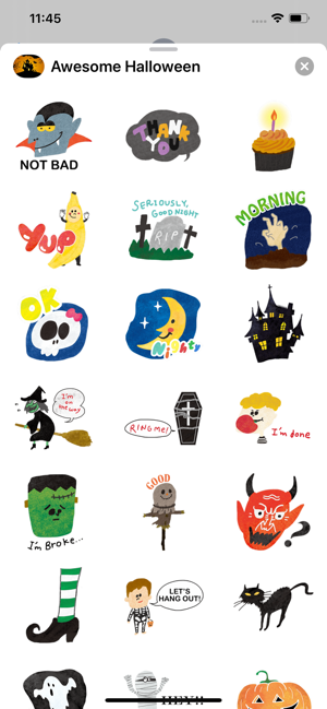 Awesome Halloween Stickers