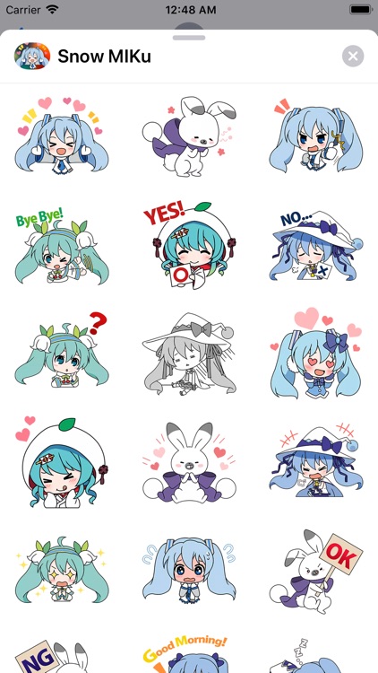 Snow MIKu Stickers HD