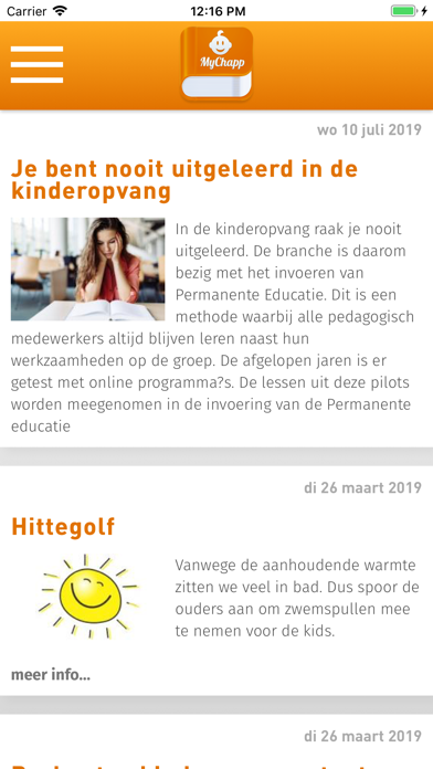 MyChapp Personeel screenshot 2