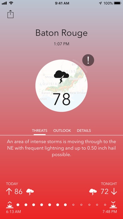 【图】Aeris Pulse Weather(截图1) 【图】Aeris Pulse Weather(截图1)