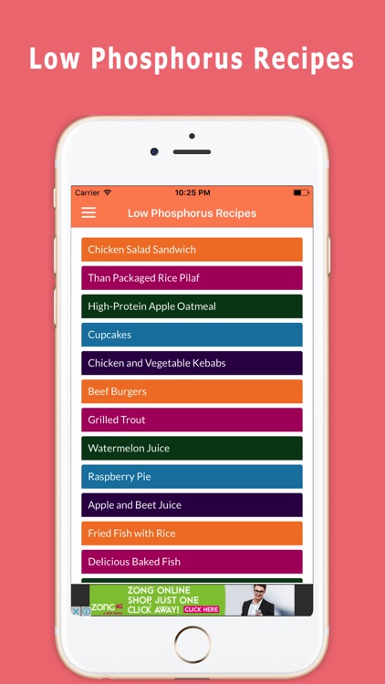 Low Phosphorus Foods screenshot-3