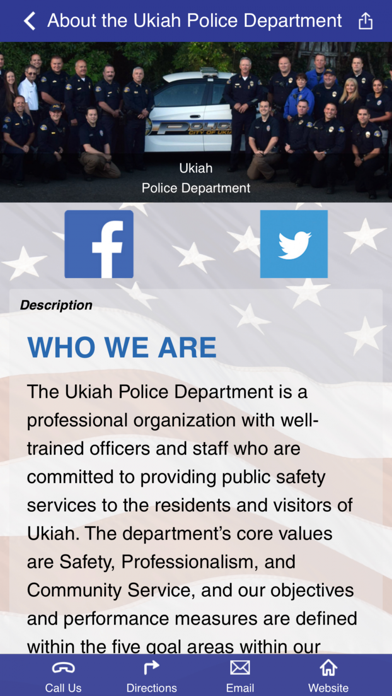Ukiah Police Department screenshot 2