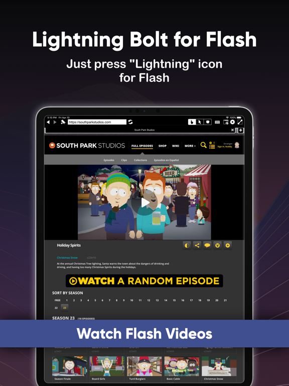 Photon X Flash Player Browser Ipadアプリ Applion