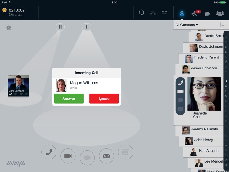 Avaya Communicator® for iPad