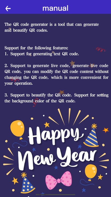 Happy QR code generation screenshot-3