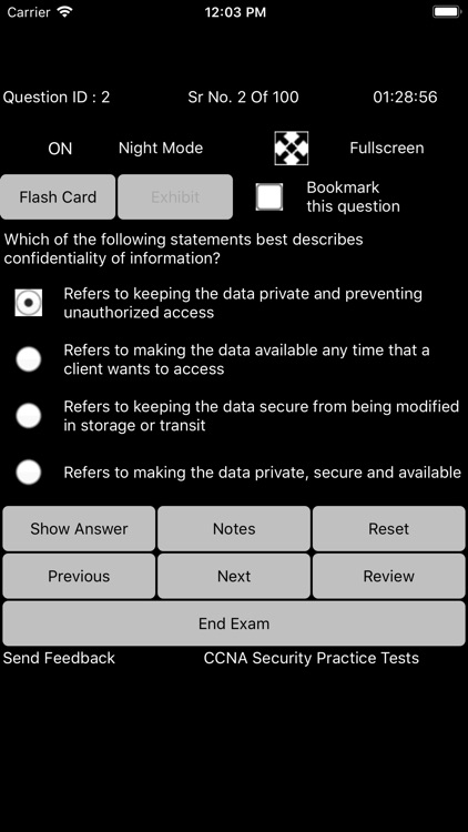 Exam Sim For CCNA Security