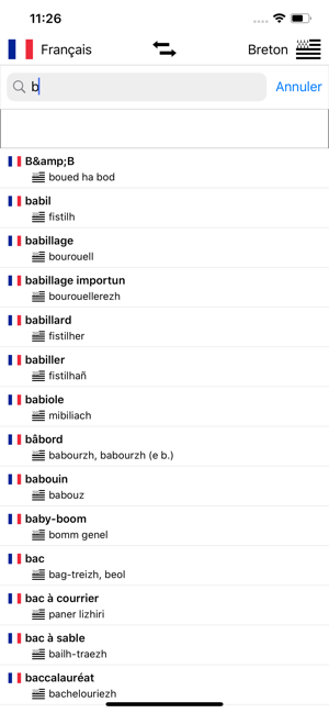 Dictionnaire Breton-Français(圖5)-速報App