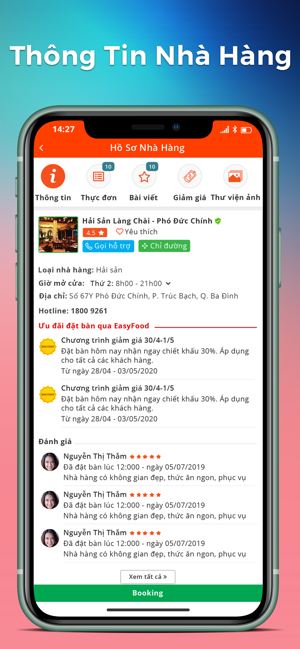 Grabooking Đặt bàn & ưu đãi(圖4)-速報App