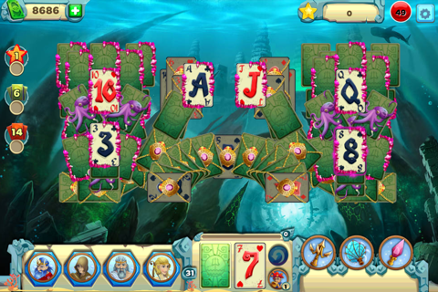Solitaire Atlantis - Card Game screenshot 2