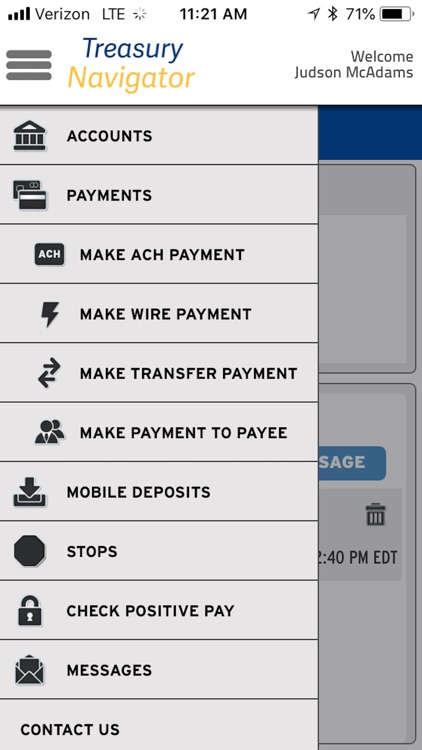 Treasury Navigator Mobile