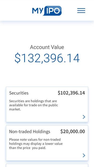My IPO screenshot 3