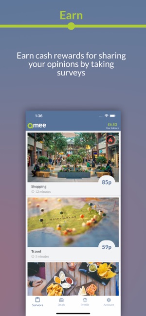 Qmee Surveys On The App Store - iphone screenshots