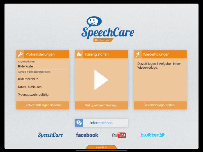 SpeechCare - Bildkarten