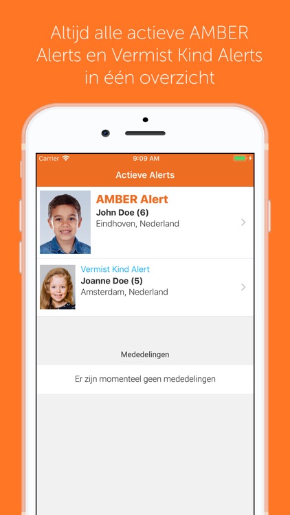 AMBER Alert Nederland App