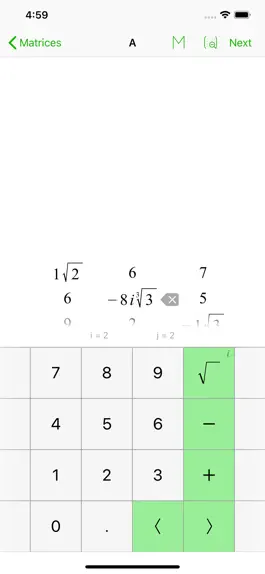 Game screenshot Simple Matrix Calculator apk