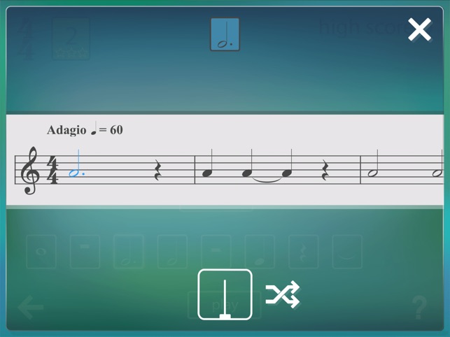 音楽のリズム構造 初級 リズムで遊ぶゲーム をapp Storeで