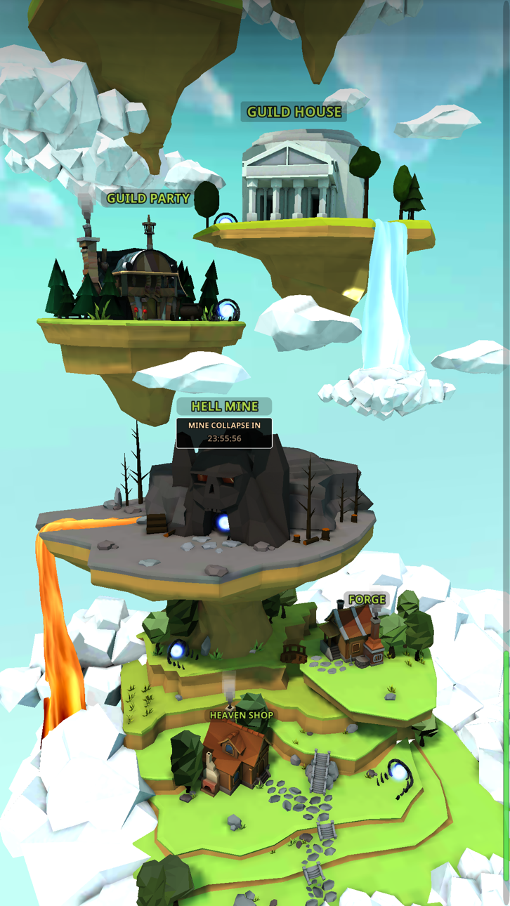 Almighty: God Idle Clicker iOS Mod IPA screenshot 2 - iOS game interface