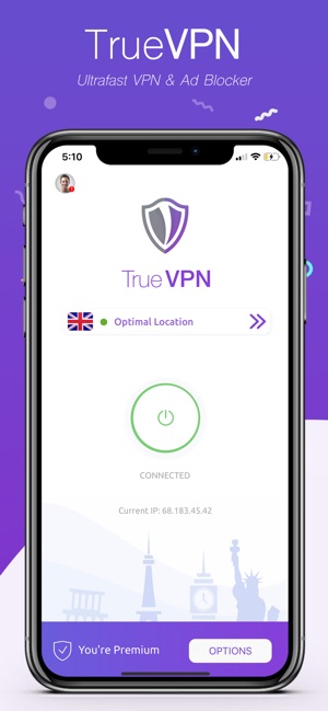 TrueVPN - Best VPN & AdBlocker(圖1)-速報App