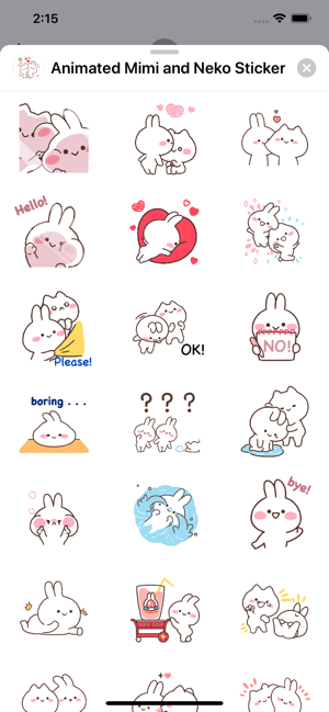 Animated Mimi and Neko Sticker(圖2)-速報App