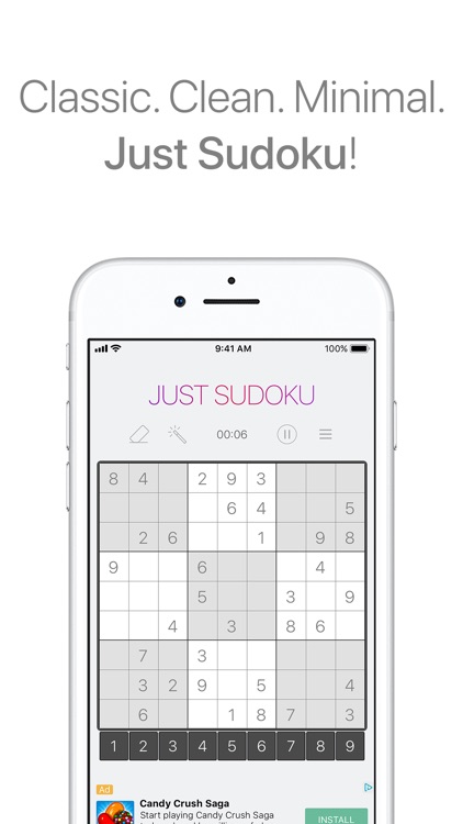 Just Sudoku - Puzzle Game screenshot-0