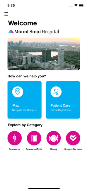 Mount Sinai Morningside Map