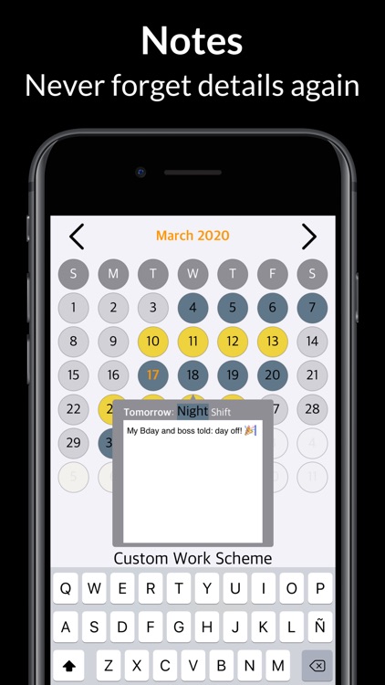 Rosta – Duty Calendar